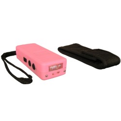 Poing électrique 1 000 000 V rechargeable - mini + LED  - Rose