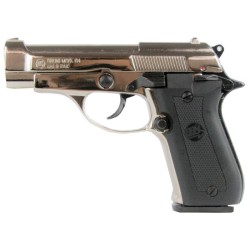 Pistolet alarme BRUNI Mod. 84 nickelé Cal. 9mm
