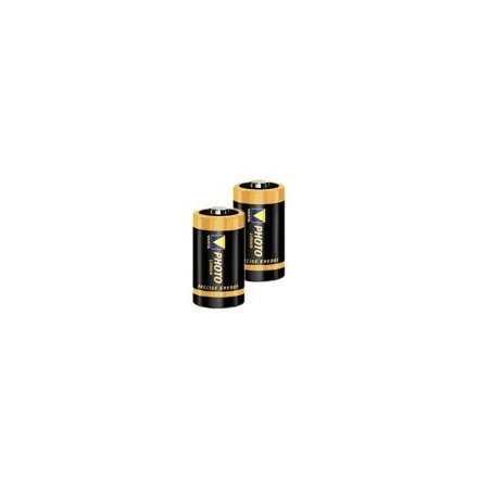 Lot de 2 piles lithium CR2 3V