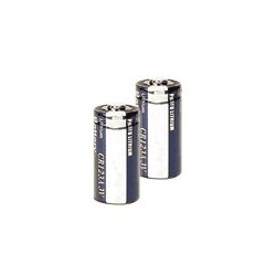 Lot de 2 piles lithium CR123A 3V