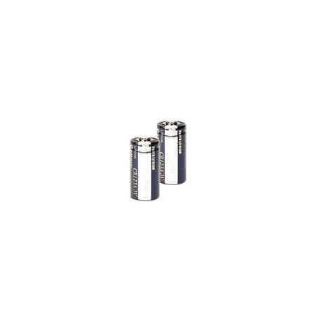 Lot de 2 piles lithium CR123A 3V