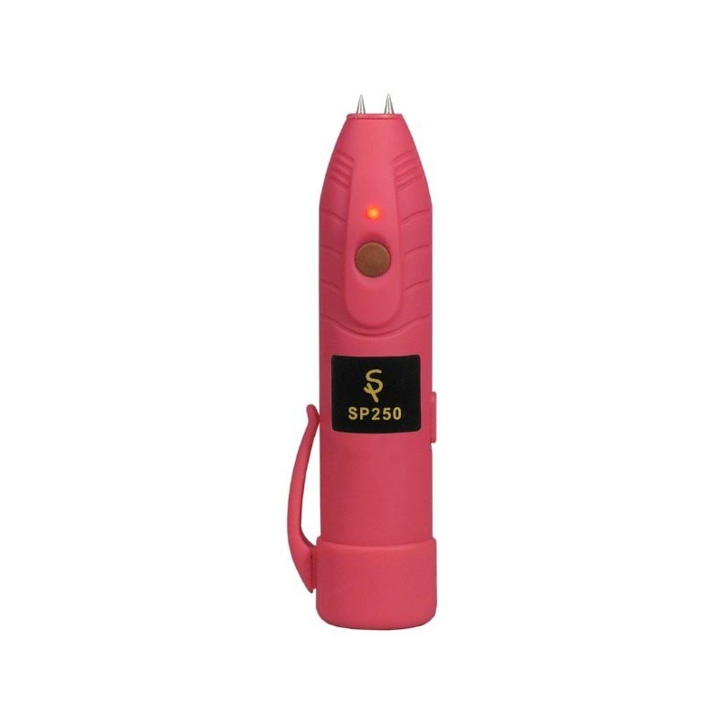 Poing électrique TIGER STUN 250 000 V stylo - Rose