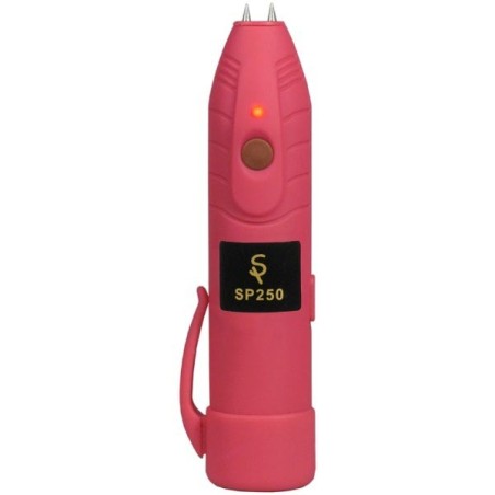 Poing électrique TIGER STUN 250 000 V stylo - Rose