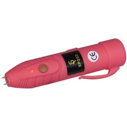 Poing électrique TIGER STUN 250 000 V stylo - Rose