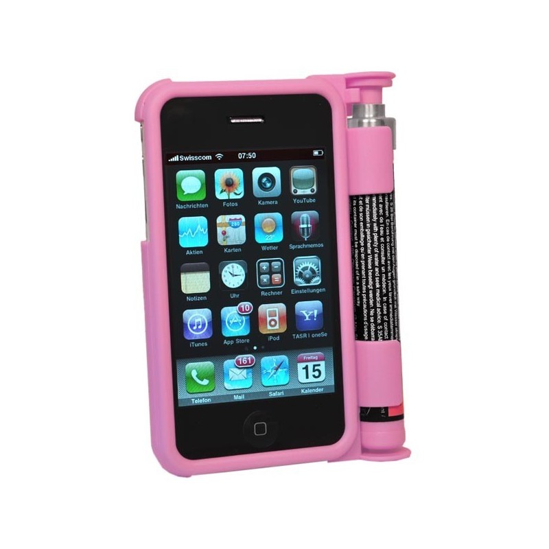 Aérosol poivre SMARTGUARD sur coque Iphone 3 - Rose