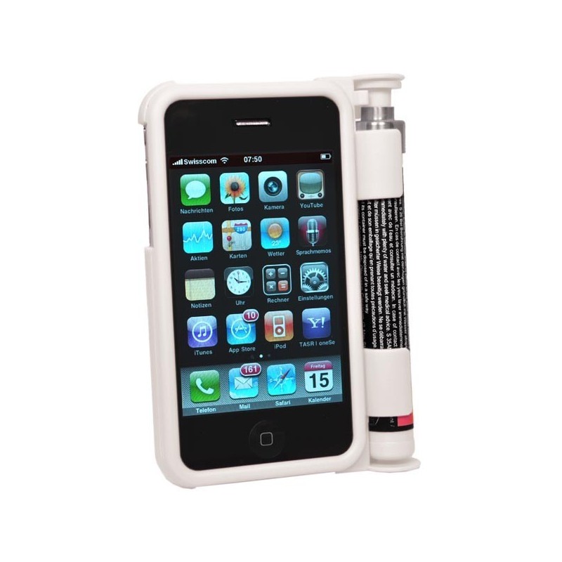 Aérosol poivre SMARTGUARD sur coque Iphone 3 - Blanc