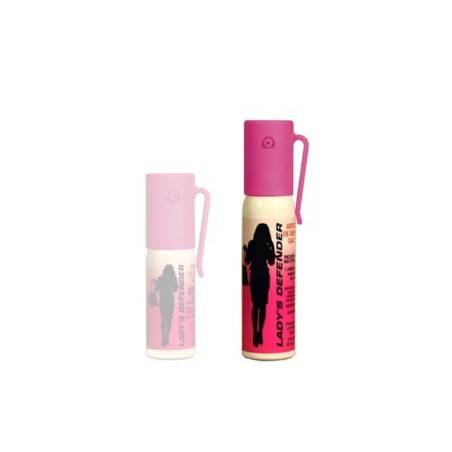 Bombe de défense 25 ml LADY'S DEFENDER - Gaz CS Bombe de défense 25 ml LADY'S DEFENDER - Gaz CS