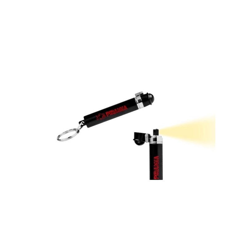 Porte clé de defense Piranha noir Arme de defense