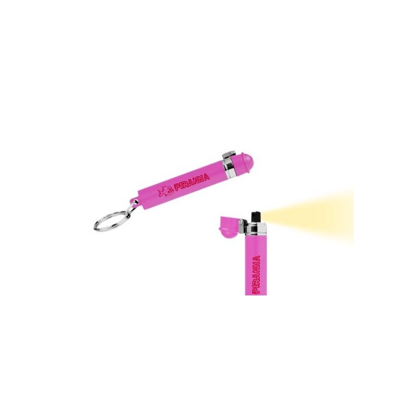 Porte clé de defense Piranha Rose Arme de defense