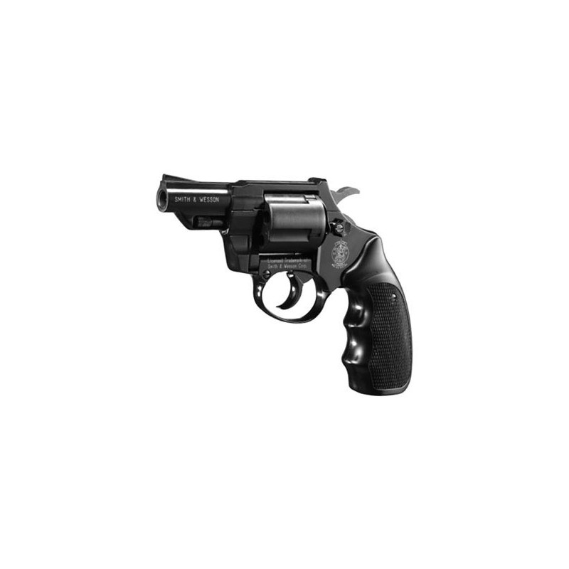 Revolver d'alarme Smith & Wesson Combat nickelé - Armes à blanc et