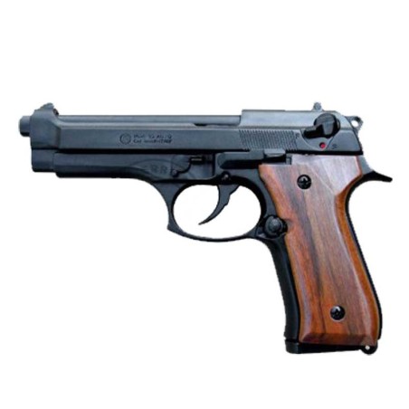 Revolver d alarme KIMAR - Cal. 9mm - Mod. 92 noir - Crosse bois 